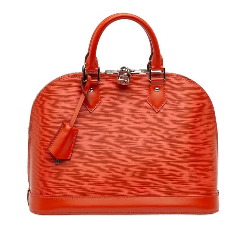 Louis Vuitton Epi Alma PM Orange Leather Very good condition - Front View