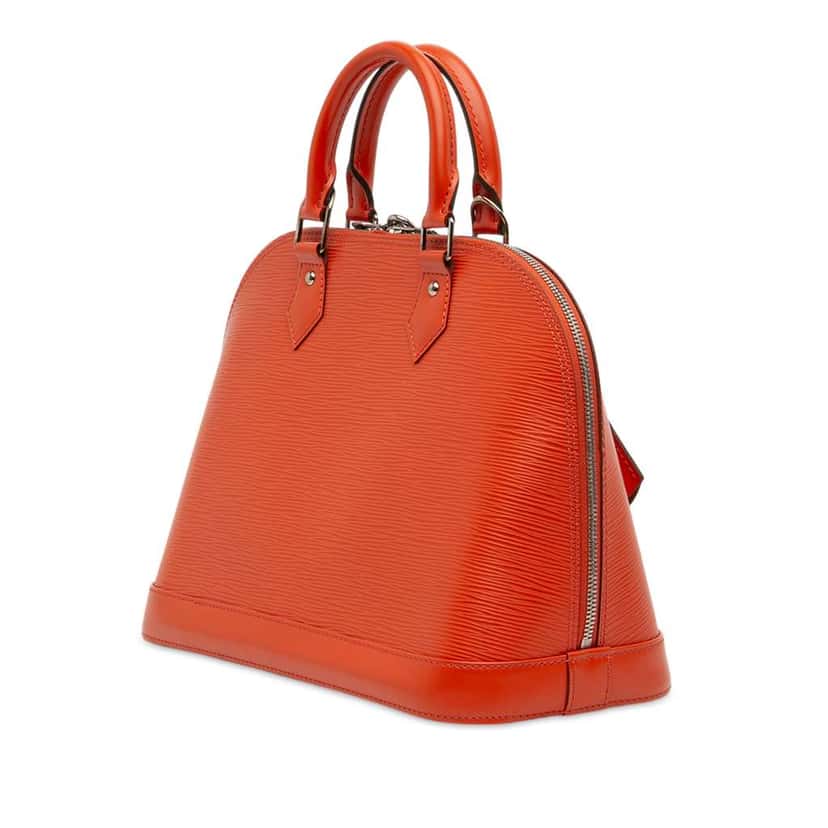 Louis Vuitton Epi Alma PM Orange Leather Very good condition - Back View
