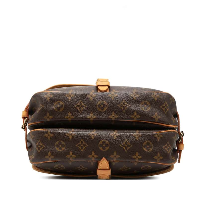 Louis Vuitton Monogram Saumur 30 Brown Good condition - Inside View
