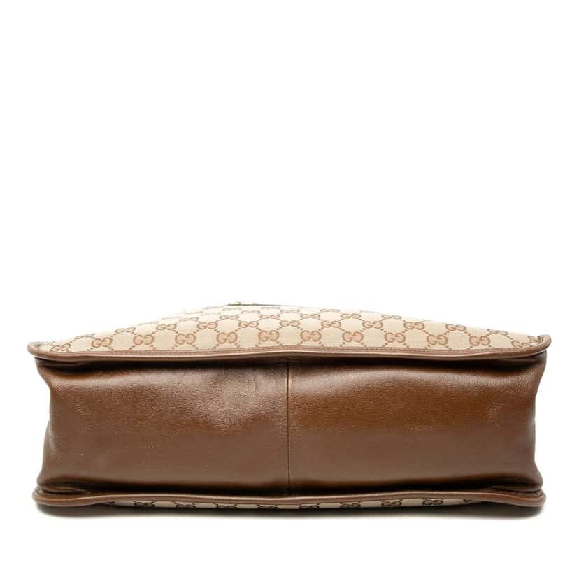 Gucci Medium GG Canvas Horsebit 1955 Tote Beige Canvas Very good condition - Inside View