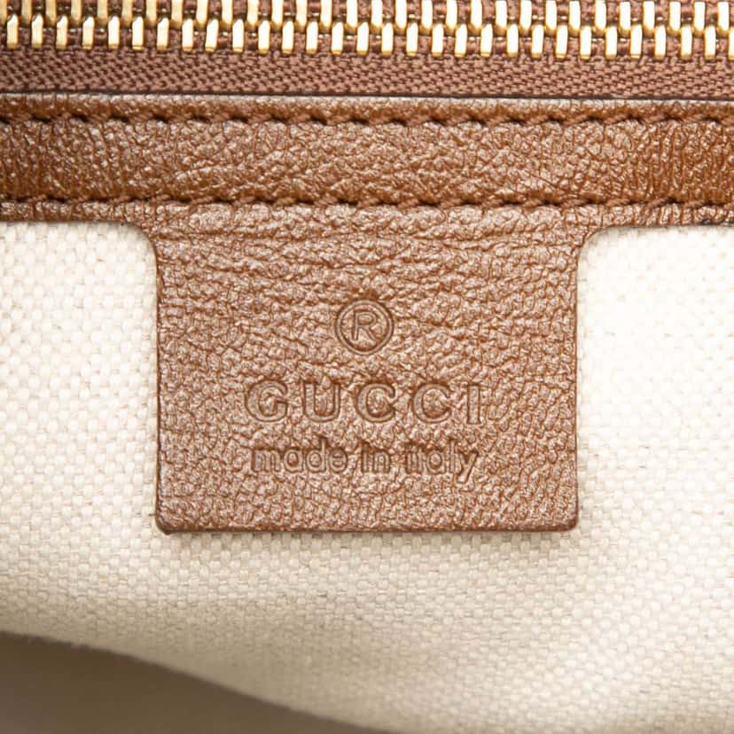 Gucci Medium GG Canvas Horsebit 1955 Tote Beige Canvas Very good condition - Box View