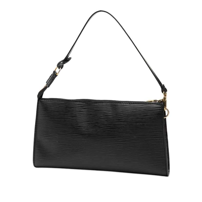 Louis Vuitton Epi Pochette Accessoires Black Leather Very good condition - Back View