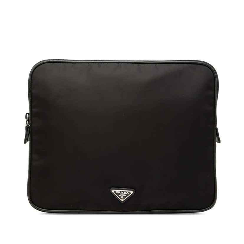 Prada Tessuto Laptop Case Black Very good condition - Front View