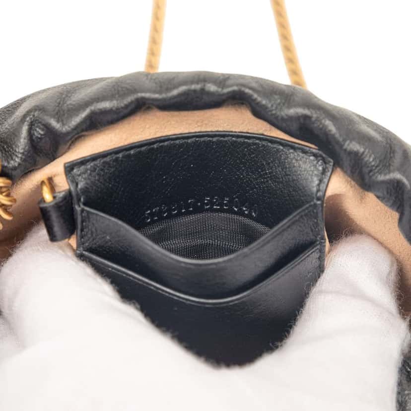 Gucci Mini GG Marmont Matelasse Diagonal Leather Torchon Bucket Bag Beige Leather Very good condition - Box View