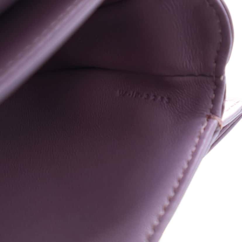 Celine Mini Shiny Calfskin Besace Clea Satchel Pink Leather Very good condition - Box View