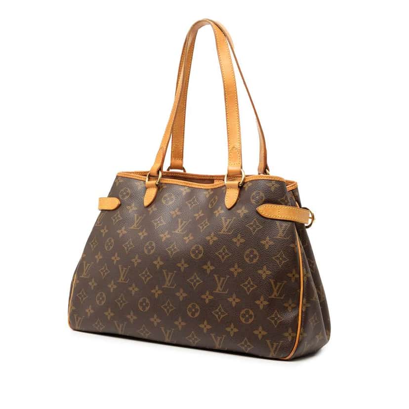 Louis Vuitton Monogram Batignolles Horizontal Brown Very good condition - Back View