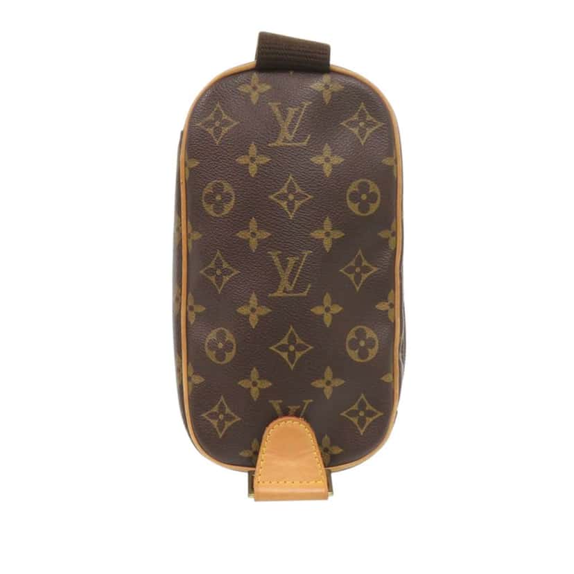 Louis Vuitton Monogram Pochette Gange Brown Very good condition - Back View