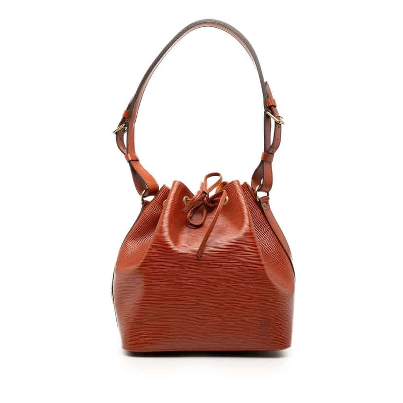 Louis Vuitton Epi Petit Noe Brown Leather Very good condition - Front View
