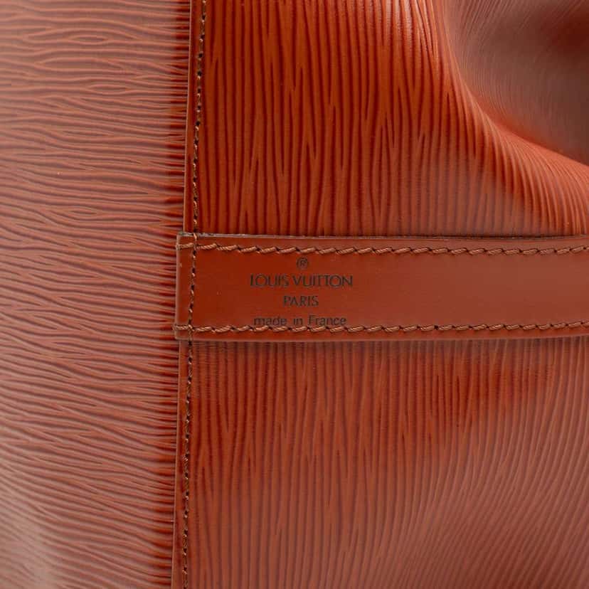 Louis Vuitton Epi Petit Noe Brown Leather Very good condition - Box View