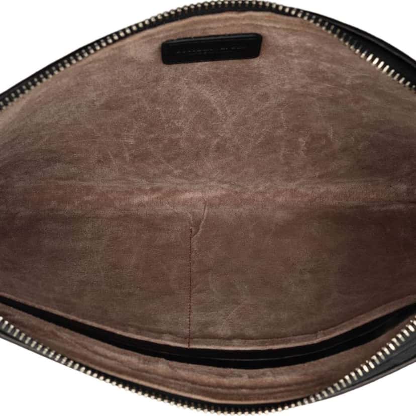 Bottega Veneta Nappa Intrecciato Wristlet Clutch Black Leather Very good condition - Model View