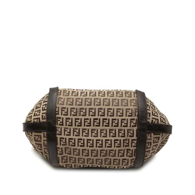 Fendi Zucchino Canvas Tote Beige Canvas Very good condition - Inside View