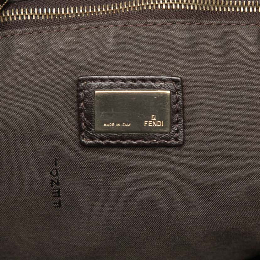 Fendi Zucchino Canvas Tote Beige Canvas Very good condition - Box View