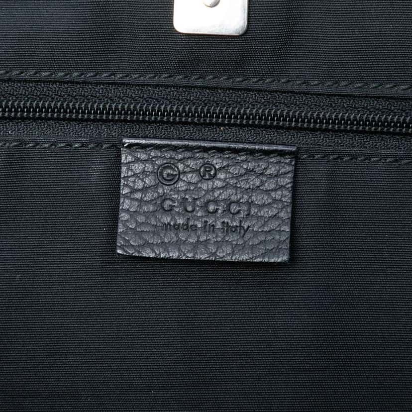 Gucci GG Nylon Abbey D Ring Pocket Tote Black Very good condition - Box View