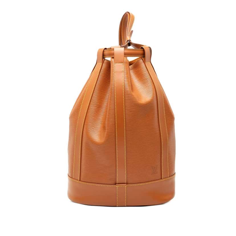 Louis Vuitton Epi Randonnee PM Brown Leather Very good condition - Front View