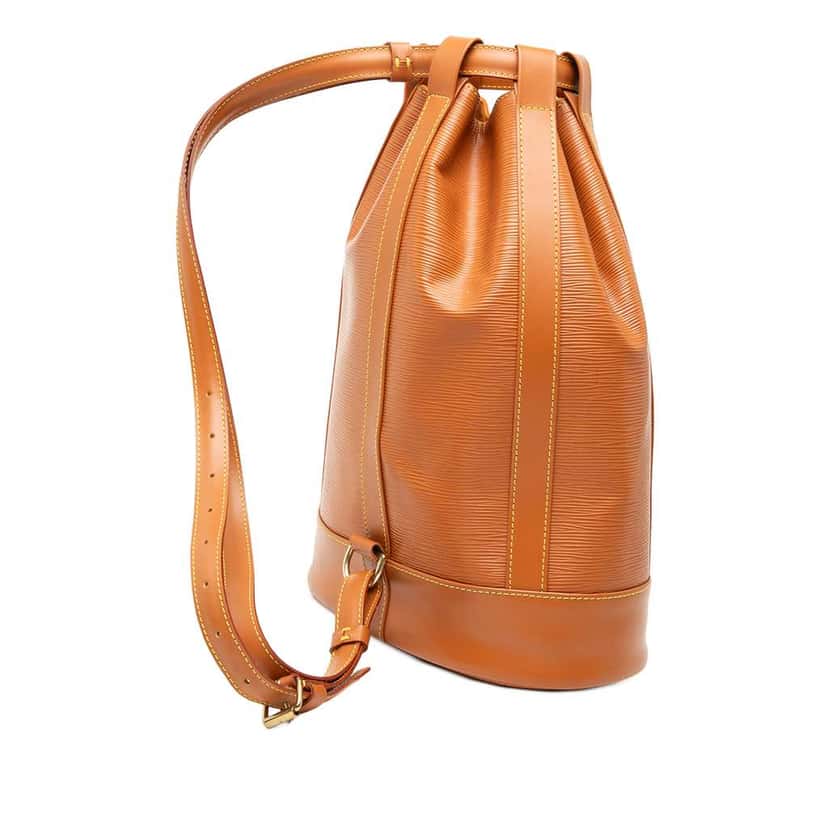 Louis Vuitton Epi Randonnee PM Brown Leather Very good condition - Back View