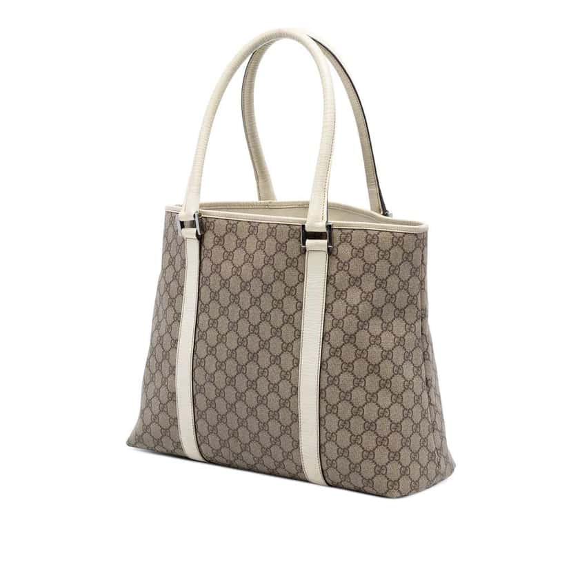 Gucci GG Supreme Joy Tote Beige Canvas Very good condition - Back View