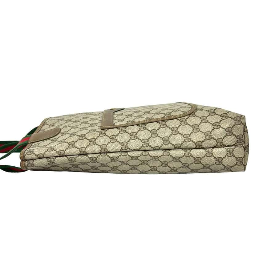 Gucci GG Supreme Web Tote Beige Canvas Very good condition - Box View