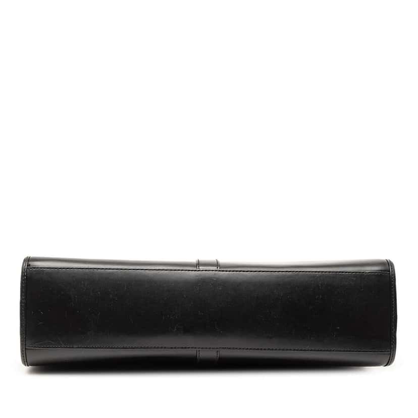 Gucci Leather Jackie Tote Black Leather Very good condition - Inside View