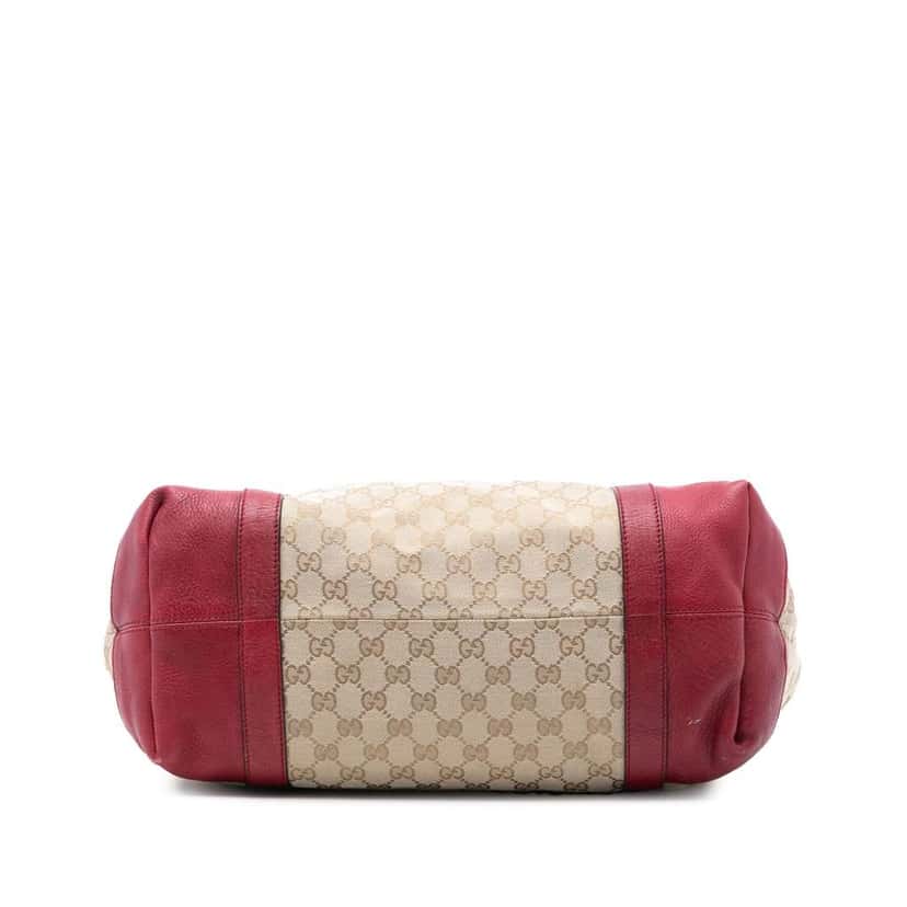 Gucci GG Canvas Twins Tote Beige Very good condition - Inside View