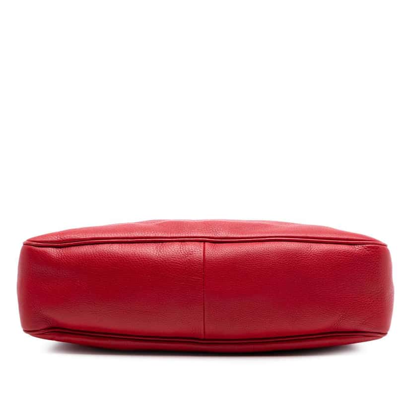 Gucci Calfskin Bamboo Diana Satchel Red Leather Very good condition - Inside View