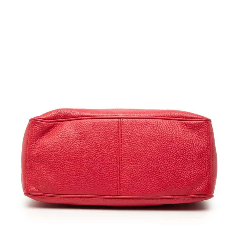 Celine Leather Boogie Handbag Red Leather Very good condition - Inside View