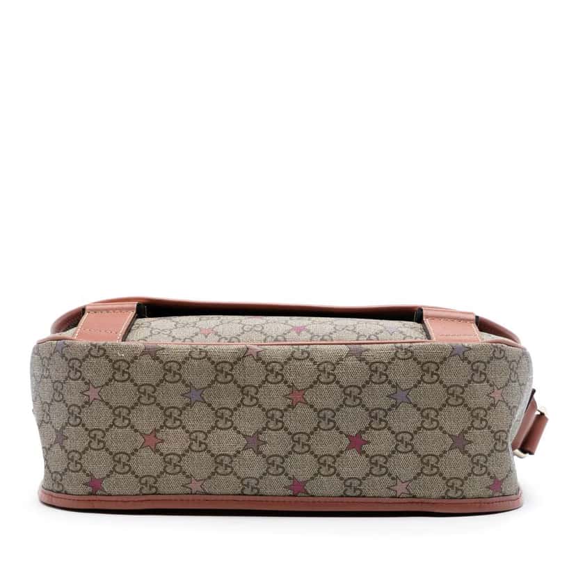 Gucci GG Supreme Stars Crossbody Beige Canvas Very good condition - Inside View