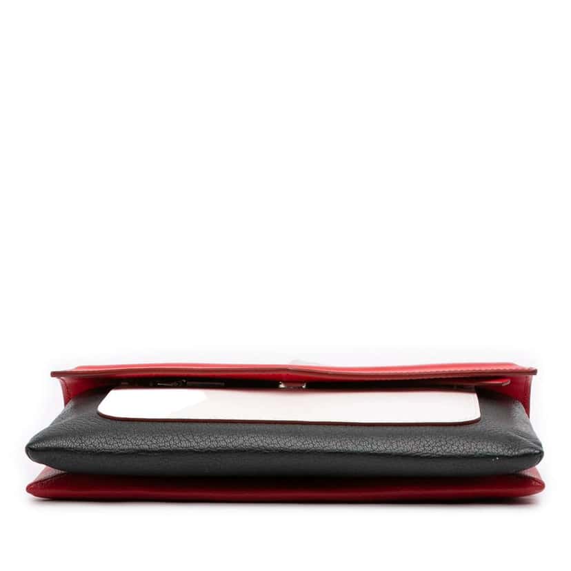 Givenchy Tricolor Leather Duetto Crossbody Red Leather Very good condition - Inside View