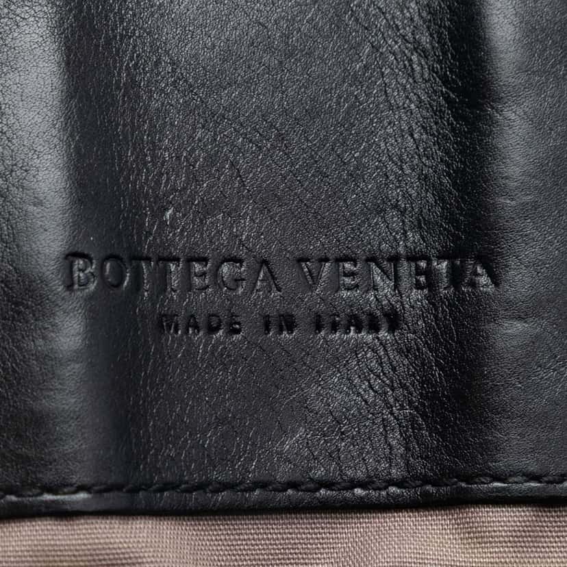 Bottega Veneta Nappa Intrecciato Document Case Black Leather Very good condition - Box View