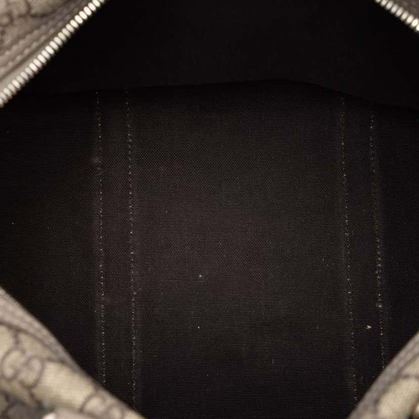 Gucci Medium GG Supreme Joy Boston Bag Beige Canvas Very good condition - Model View