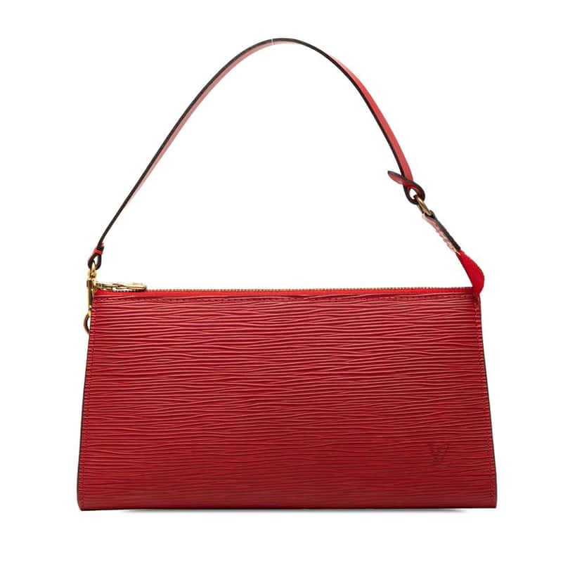 Louis Vuitton Epi Pochette Accessoires Red Leather Very good condition - Front View