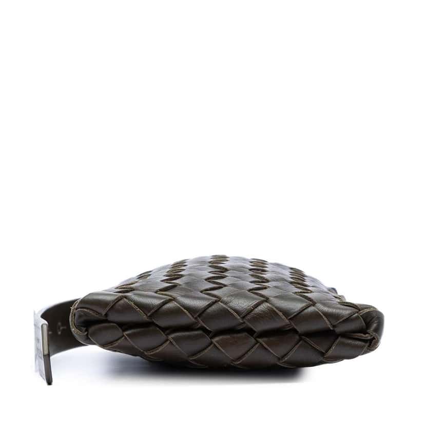 Bottega Veneta Nappa Intrecciato Phone Holder Brown Leather Very good condition - Inside View