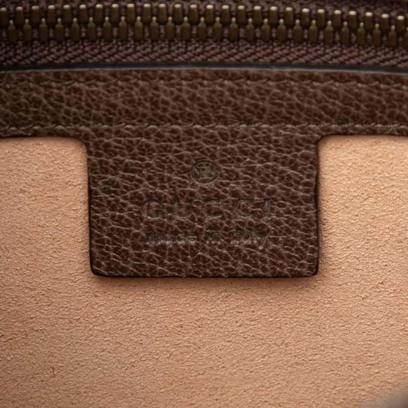 Gucci GG Supreme Ophidia Clutch Beige Canvas Very good condition - Box View