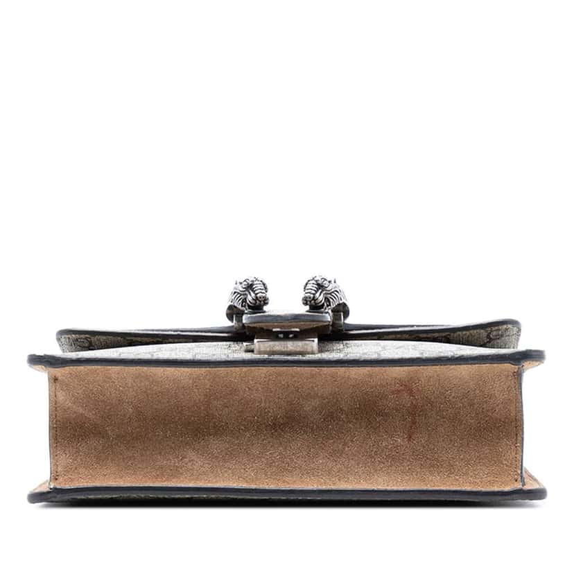 Gucci Small GG Supreme Dionysus Crossbody Beige Very good condition - Inside View