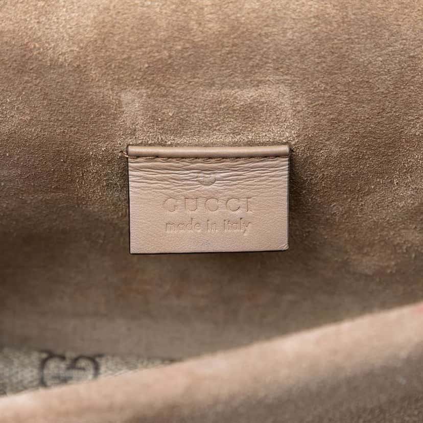 Gucci Small GG Supreme Dionysus Crossbody Beige Very good condition - Box View