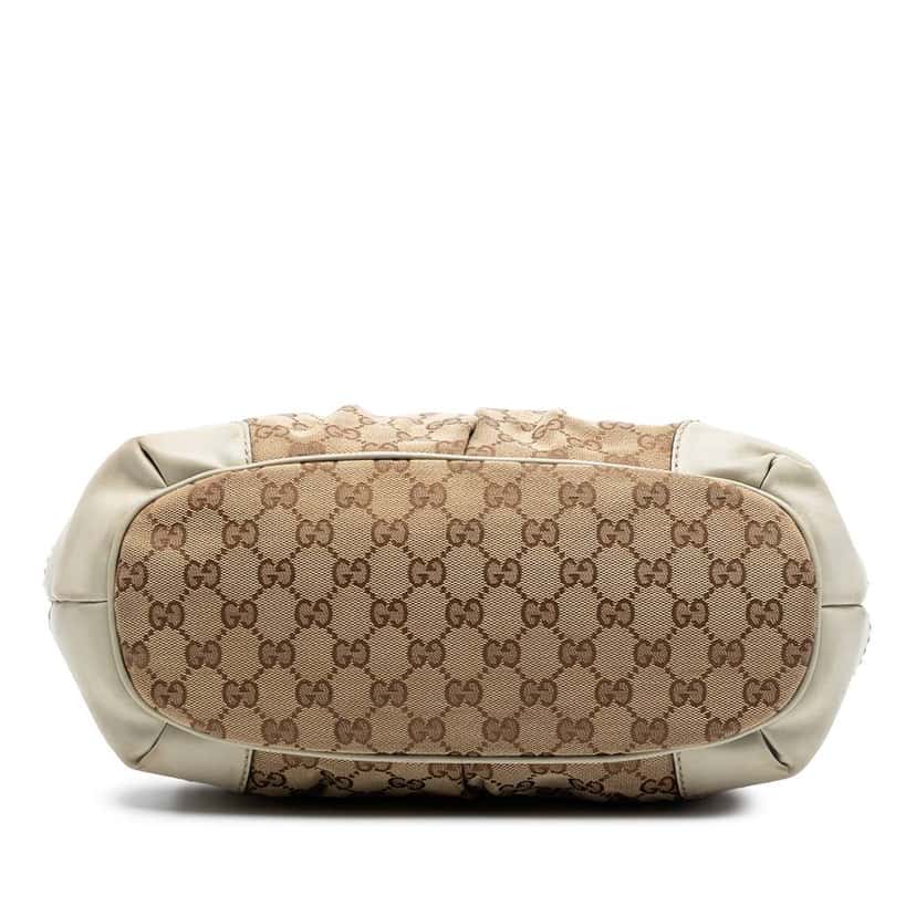 Gucci GG Canvas Sukey Satchel Beige Canvas Very good condition - Inside View