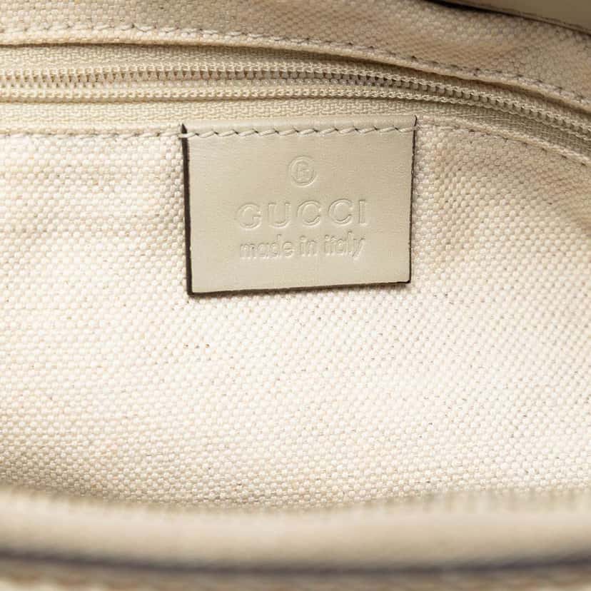 Gucci GG Canvas Sukey Satchel Beige Canvas Very good condition - Box View