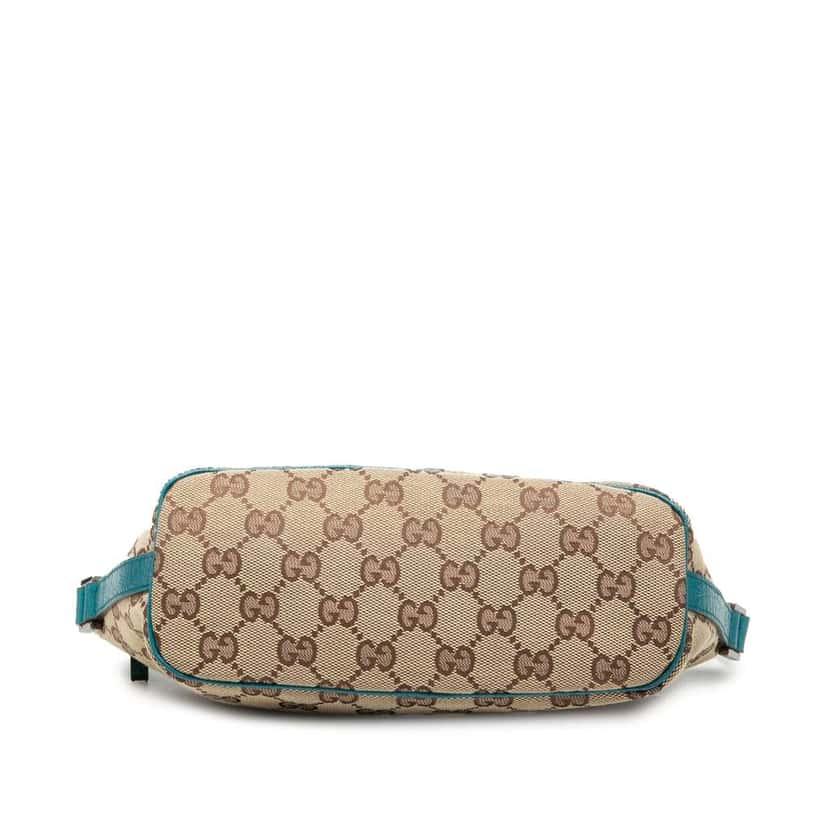 Gucci GG Canvas Web Boat Beige Canvas Very good condition - Inside View