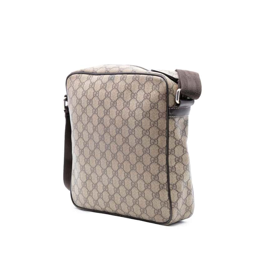 Gucci GG Supreme Crossbody Beige Canvas Good condition - Back View