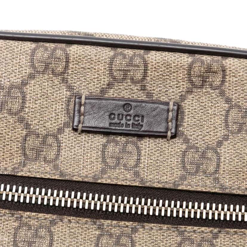 Gucci GG Supreme Crossbody Beige Canvas Good condition - Box View