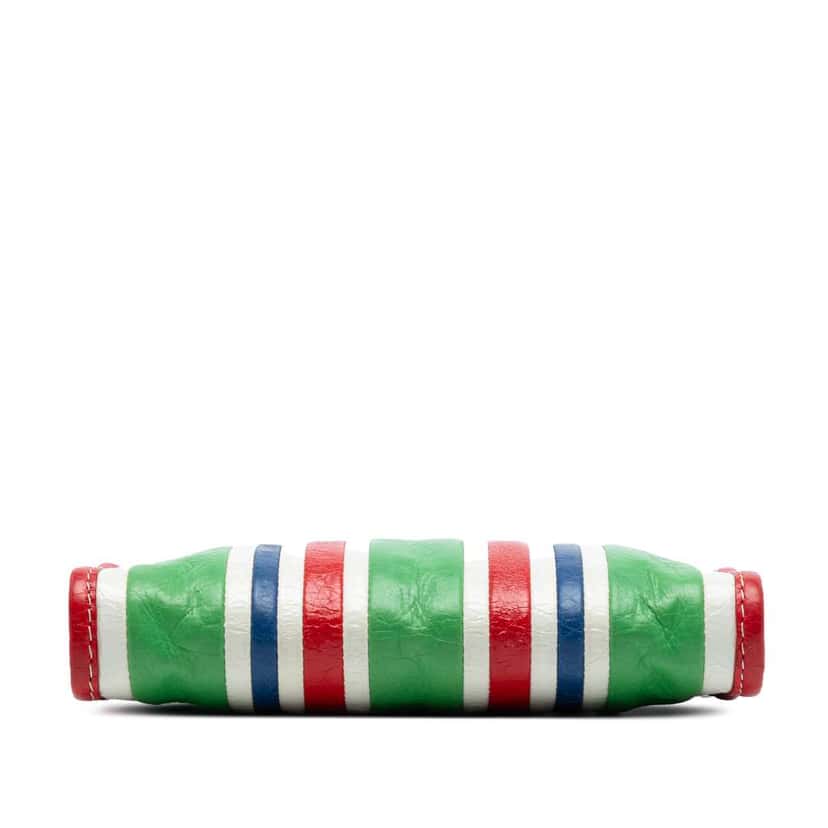 Balenciaga Lambskin Bazar Crossbody Green Leather Very good condition - Inside View