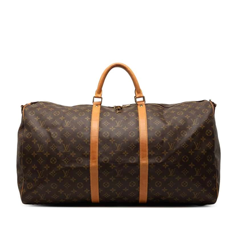 Louis Vuitton Monogram Keepall Bandouliere 60 Brown Very good condition - Front View