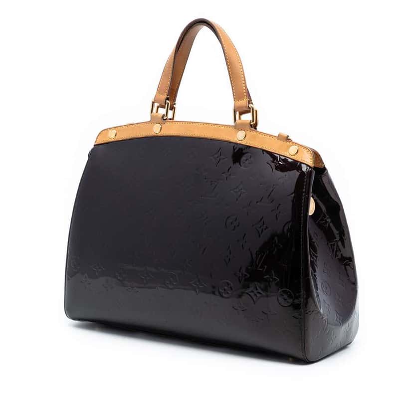 Louis Vuitton Monogram Vernis Brea GM Purple Leather Very good condition - Back View