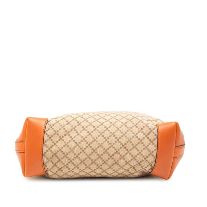 Gucci Small Diamante Canvas Craft Tote Beige Canvas Very good condition - Inside View