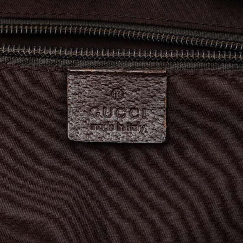 Gucci GG Canvas Web Tote Beige Canvas Good condition - Box View