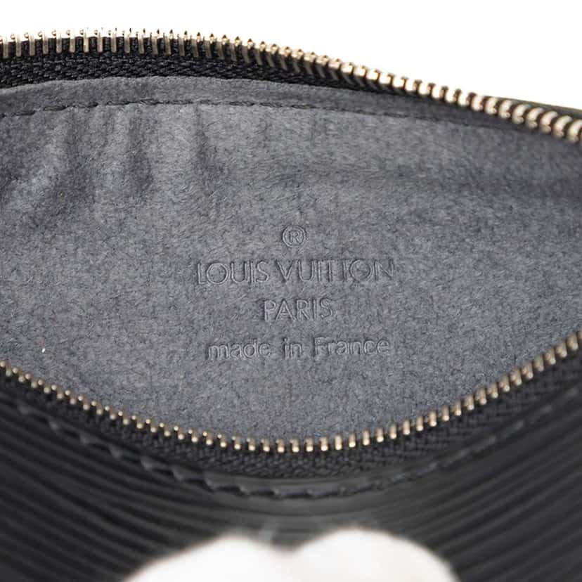 Louis Vuitton Epi Pochette Papillon Black Leather Very good condition - Box View