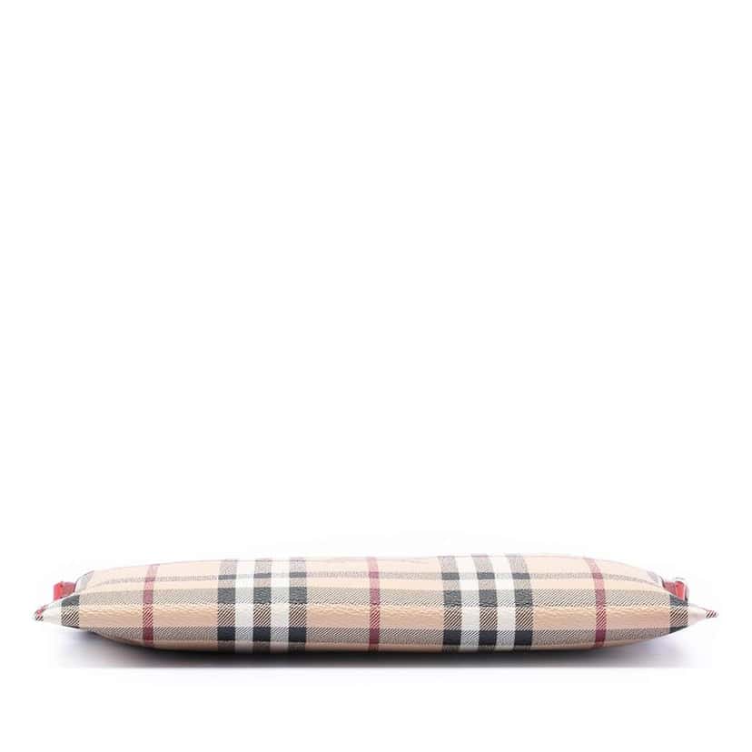 Burberry Haymarket Check Coated Canvas Peyton Crossbody Beige Very good condition - Inside View