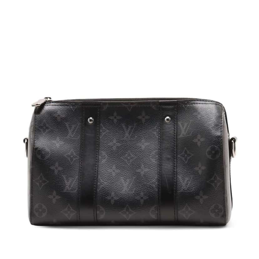 Louis Vuitton Monogram Eclipse City Keepall Black Very good condition - Back View