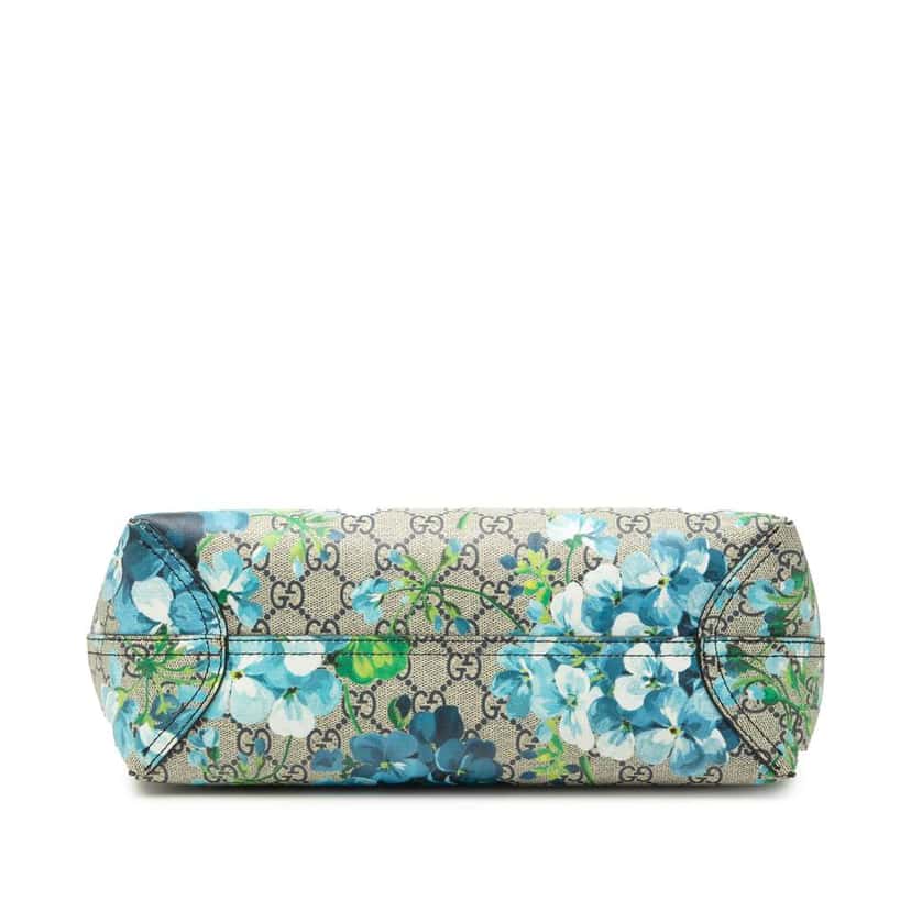 Gucci Small GG Supreme Blooms Reversible Tote Beige Canvas Very good condition - Inside View