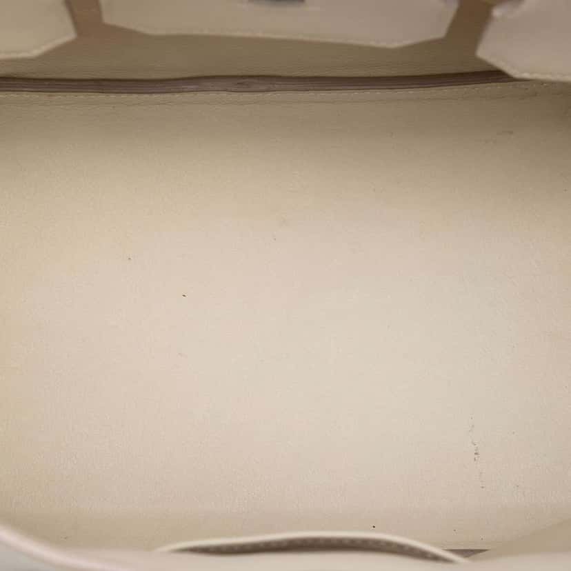 Hermès Swift Birkin Retourne 35 White Leather Very good condition - Model View