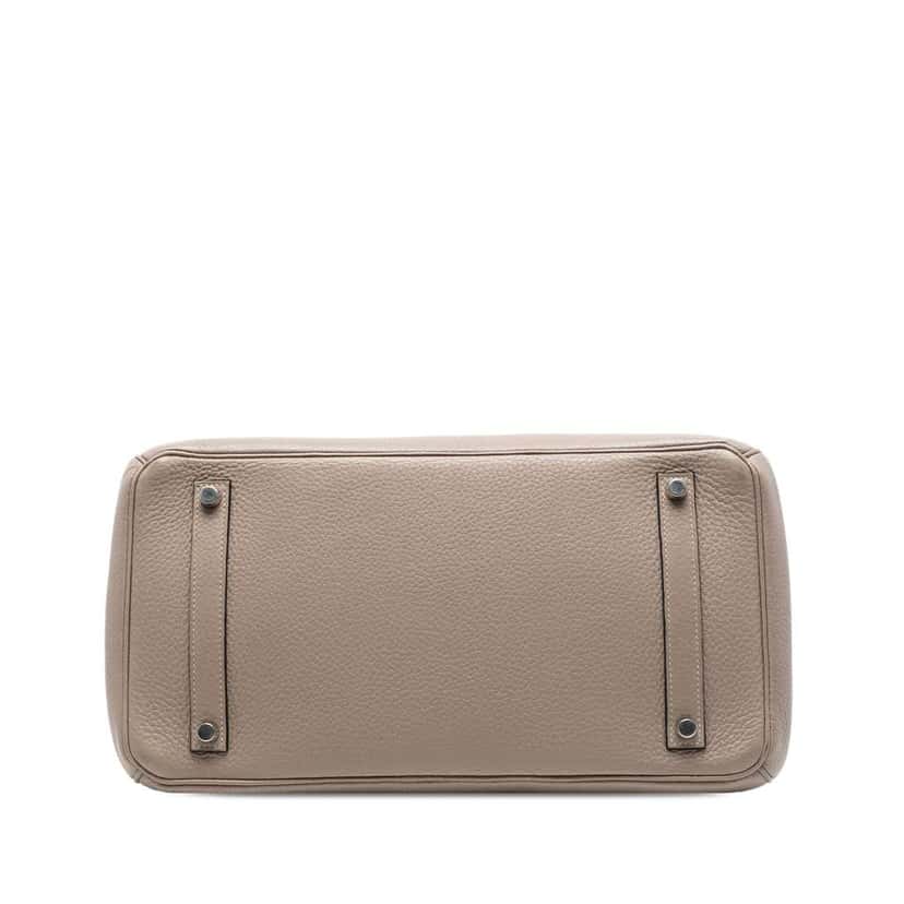 Hermès Togo Birkin Retourne 35 Beige Leather Very good condition - Inside View